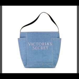 Victoria's Secret Denim Shopper Tote
